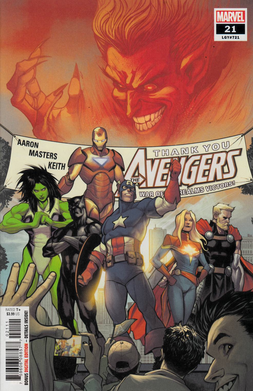 Avengers #21 Near Mint (9.4) [Marvel Comic] LARGE