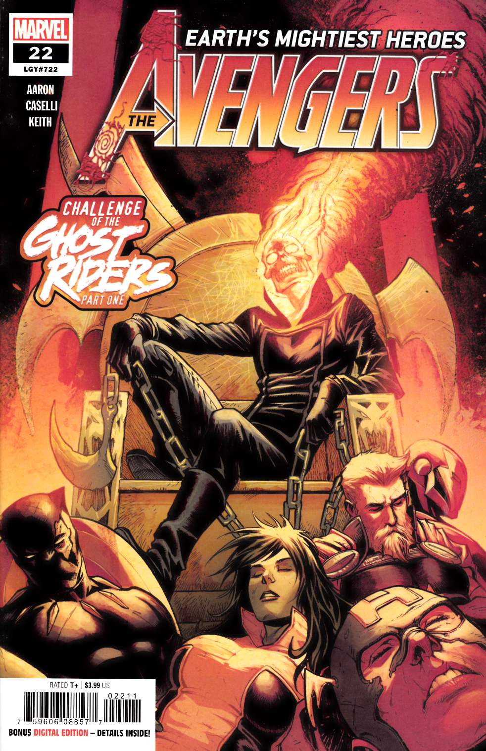 Avengers #22 Secret Variant Cover Near Mint (9.4) [Marvel Comic] THUMBNAIL