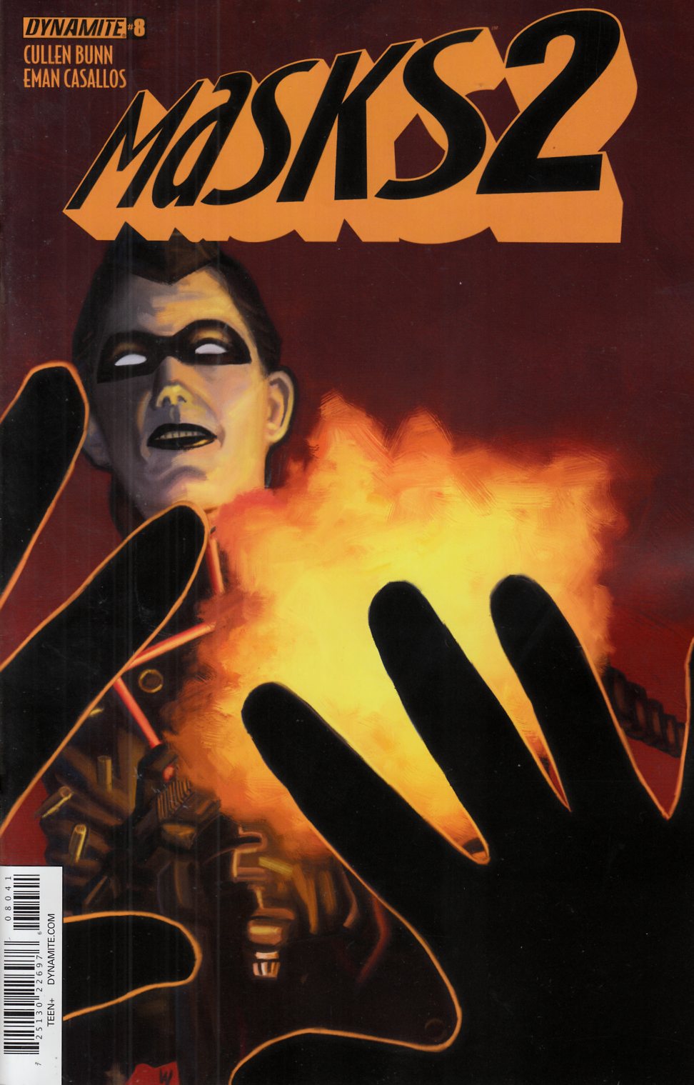 Masks 2 #8 Worley Black Sparrow Variant Cover Near Mint Minus (9.2) [Dynamite Comic] LARGE