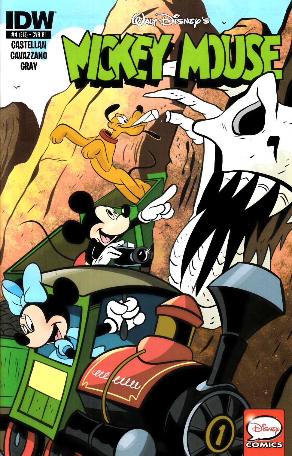 Mickey Mouse #4 Cover RI- Mebberson [IDW Comic] LARGE