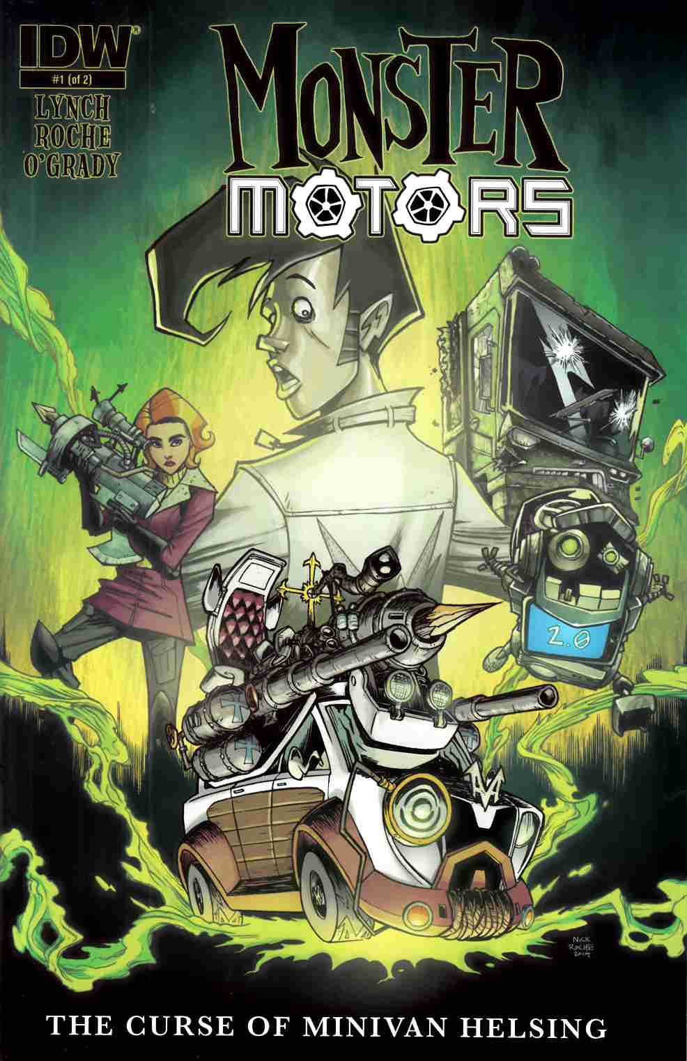 Monster Motors Curse Of Minivan Helsing #1 [IDW Comic] LARGE