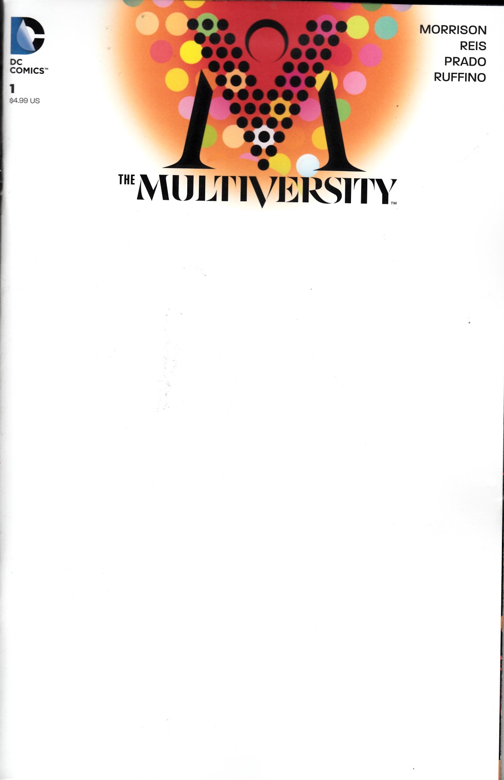 Multiversity #1 Blank Cover [Comic] THUMBNAIL