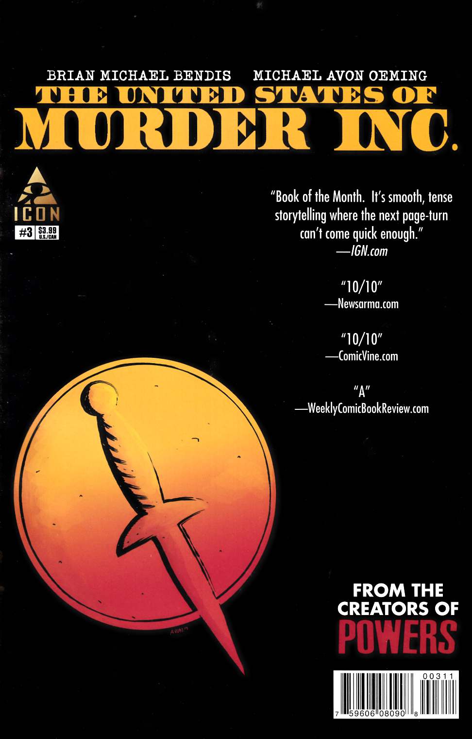 United States of Murder Inc #3 [Comic] LARGE