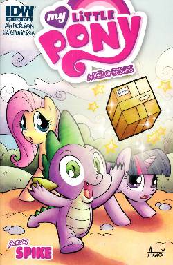 My Little Pony Micro Series #9 Spike Cover B- Garbowska [Comic] LARGE