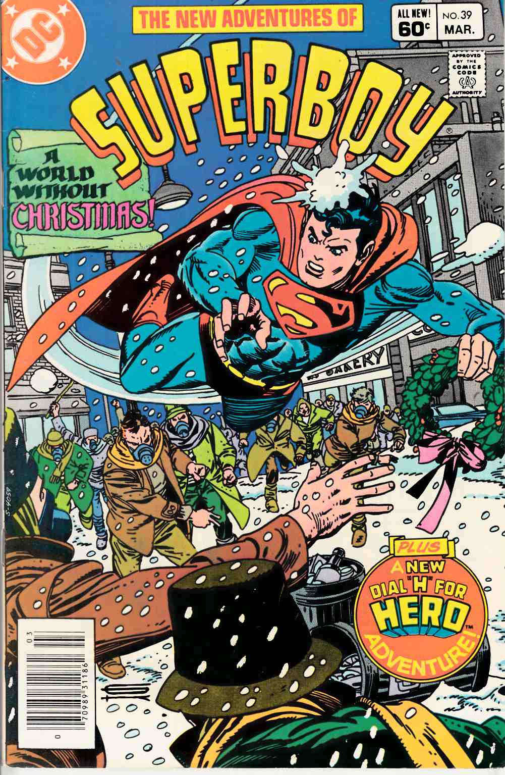 New Adventures of Superboy #39 Newsstand Edition Near Mint Minus  (9.2) [DC Comic] THUMBNAIL