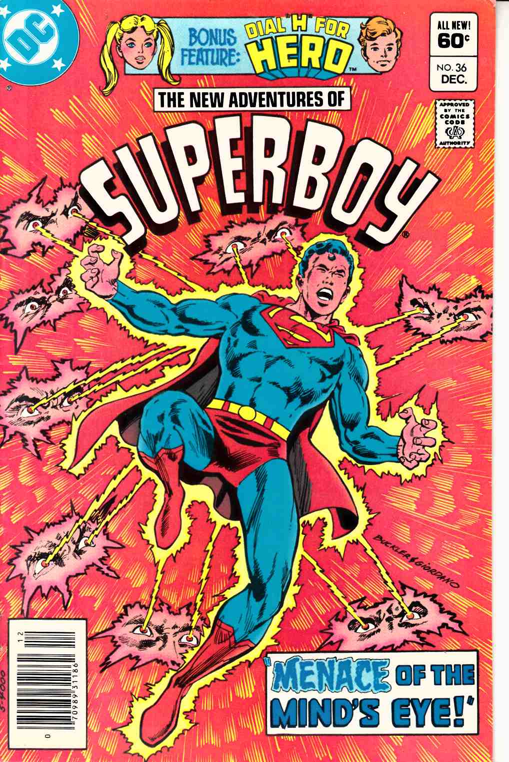 New Adventures of Superboy #36 Newsstand Edition Very Fine (8.0) [DC Comic] THUMBNAIL