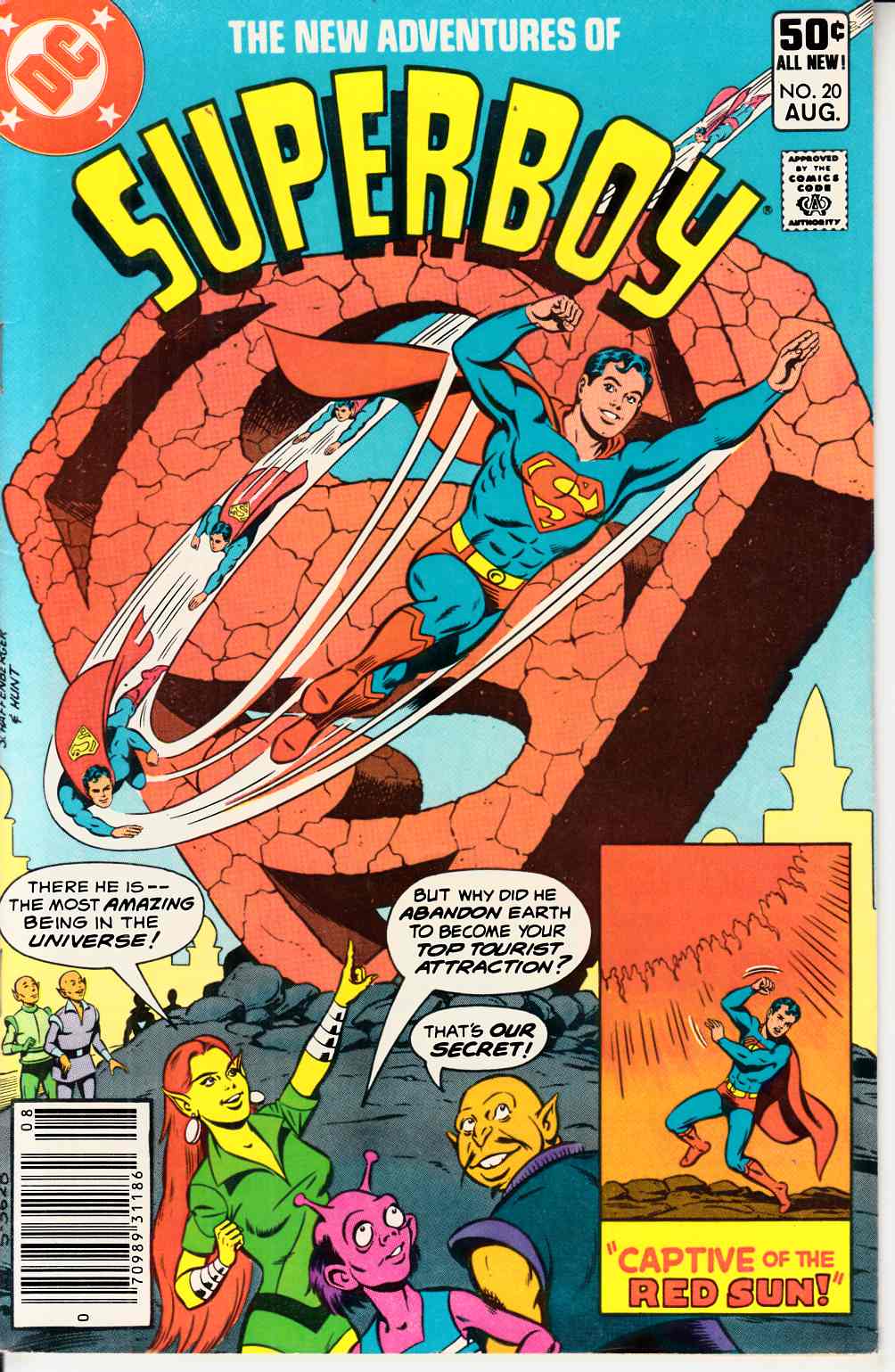 New Adventures of Superboy #20 Newsstand Very Fine (8.0) [DC Comic] THUMBNAIL