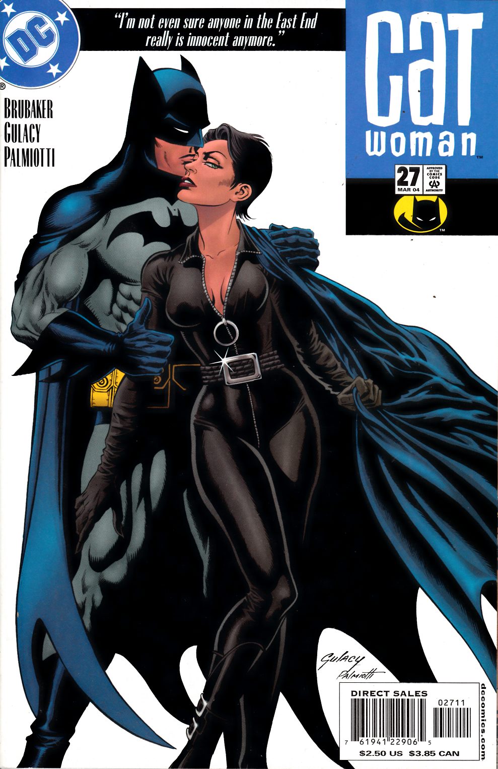 Catwoman #27 Near Mint Minus (9.2) [DC Comic] LARGE