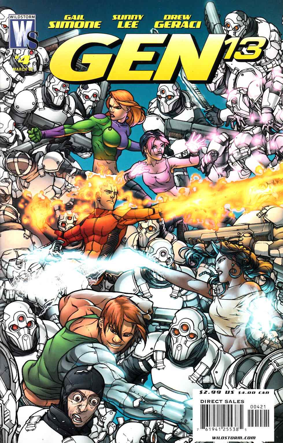Gen 13 #4 Googe Variant Cover Near Mint (9.4) [DC Comic] THUMBNAIL