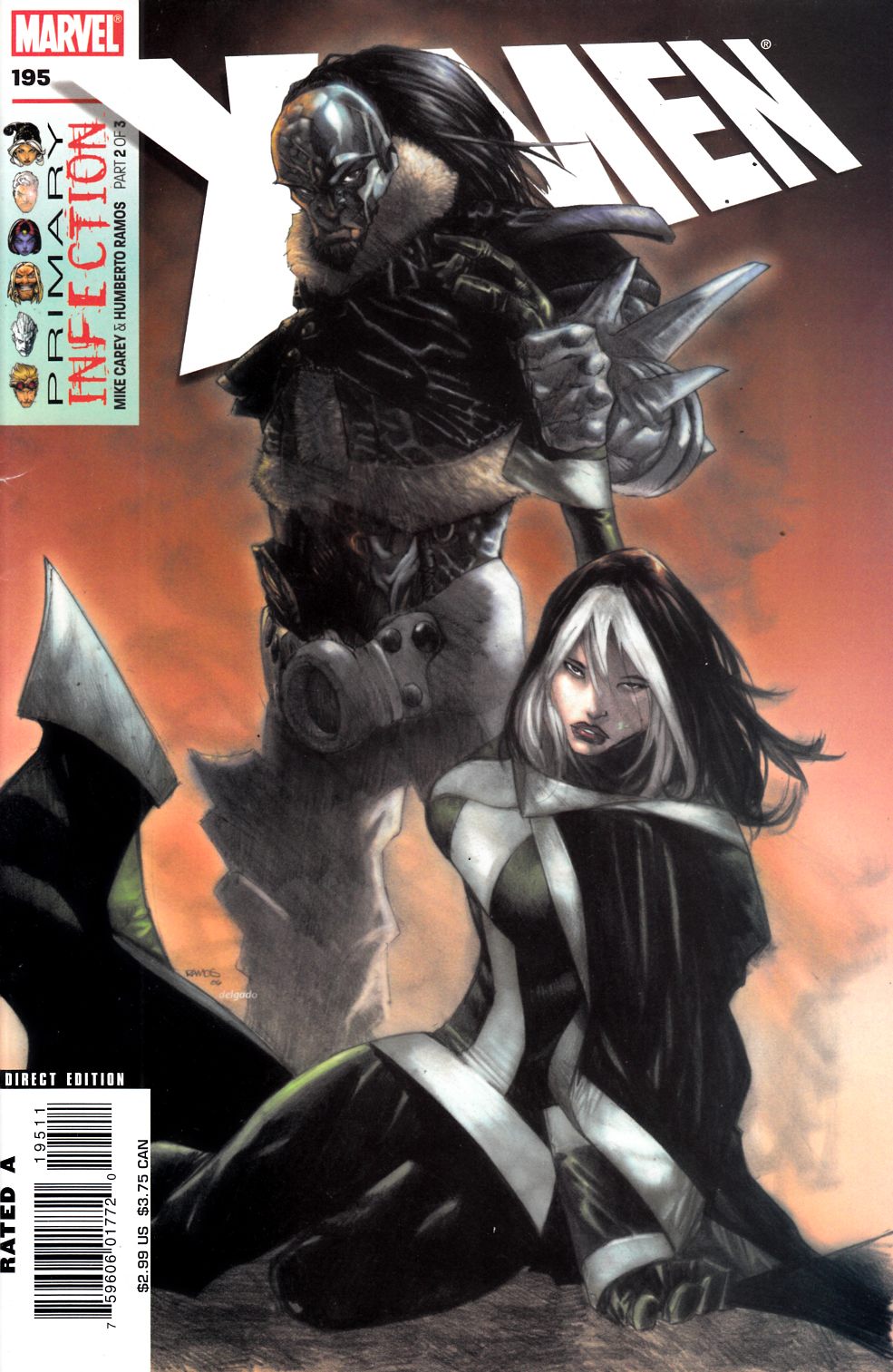 X-Men #195 Very Fine (8.0) [Marvel Comic] THUMBNAIL