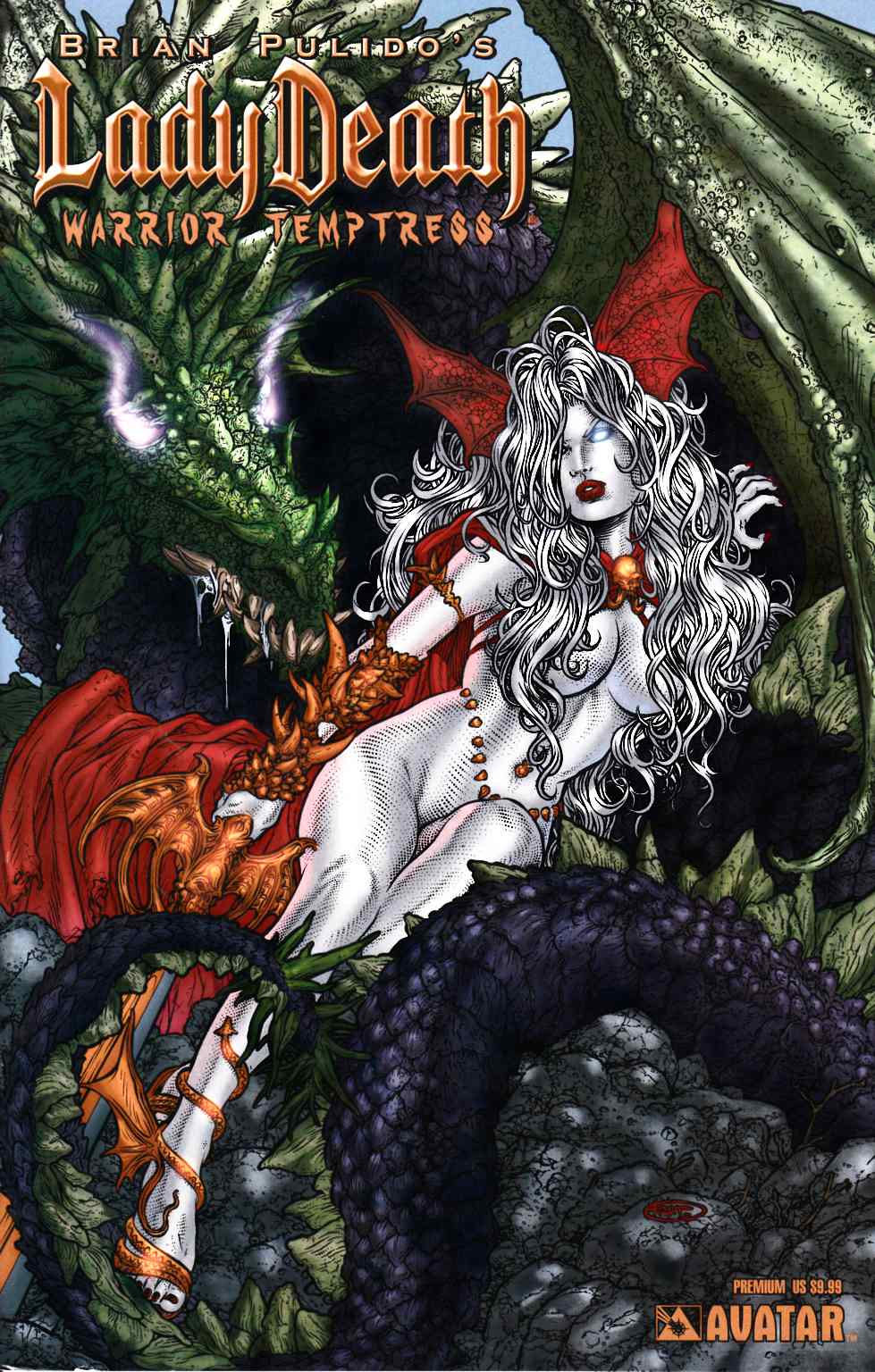 Lady Death Warrior Temptress #3 Premium Cover Very Fine Plus (8.5) [Avatar Comic] THUMBNAIL