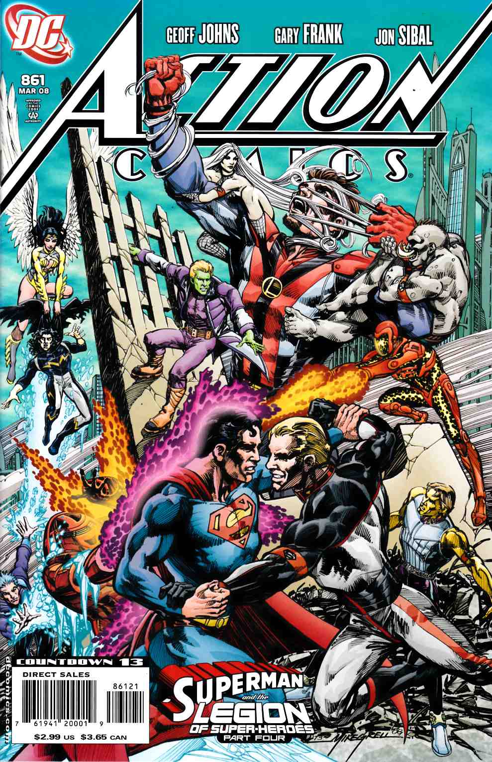Action Comics #861 Grell Variant Cover Near Mint Minus (9.2) [DC Comic] THUMBNAIL