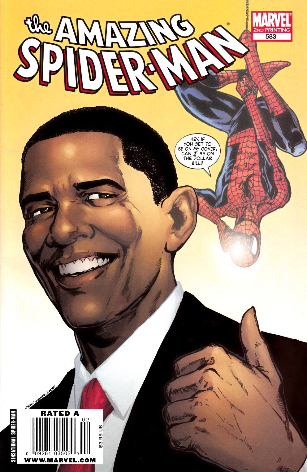 Amazing Spider-Man #583 Newsstand Edition Second Printing Fine (6.0) [Marvel Comic] THUMBNAIL