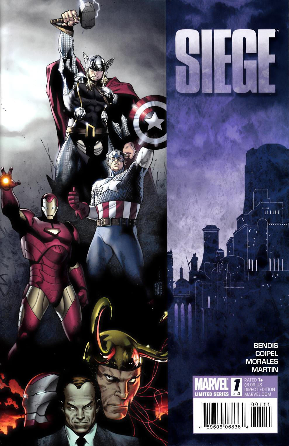 Siege #1 Near Mint (9.4) [Marvel Comic] LARGE