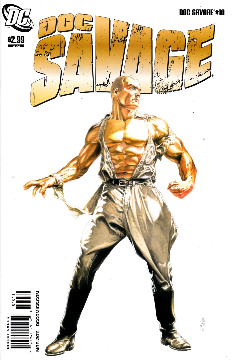 Doc Savage #10 Near Mint (9.4) [DC Comic] LARGE