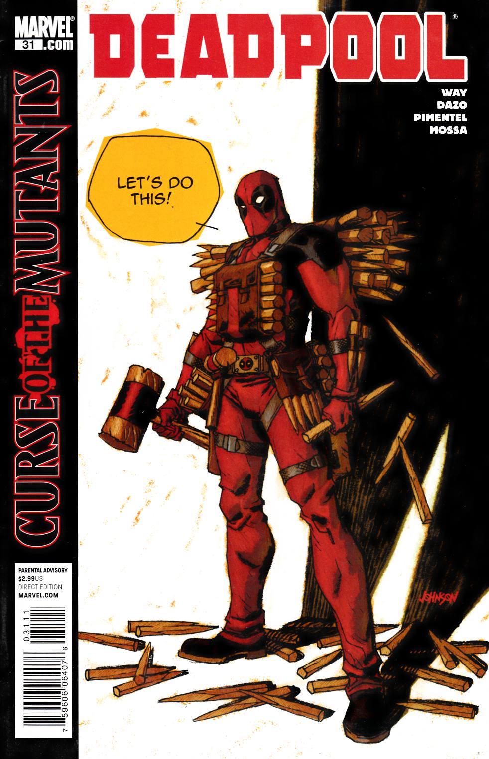 Deadpool #31 Fine (6.0) [Marvel Comic] THUMBNAIL