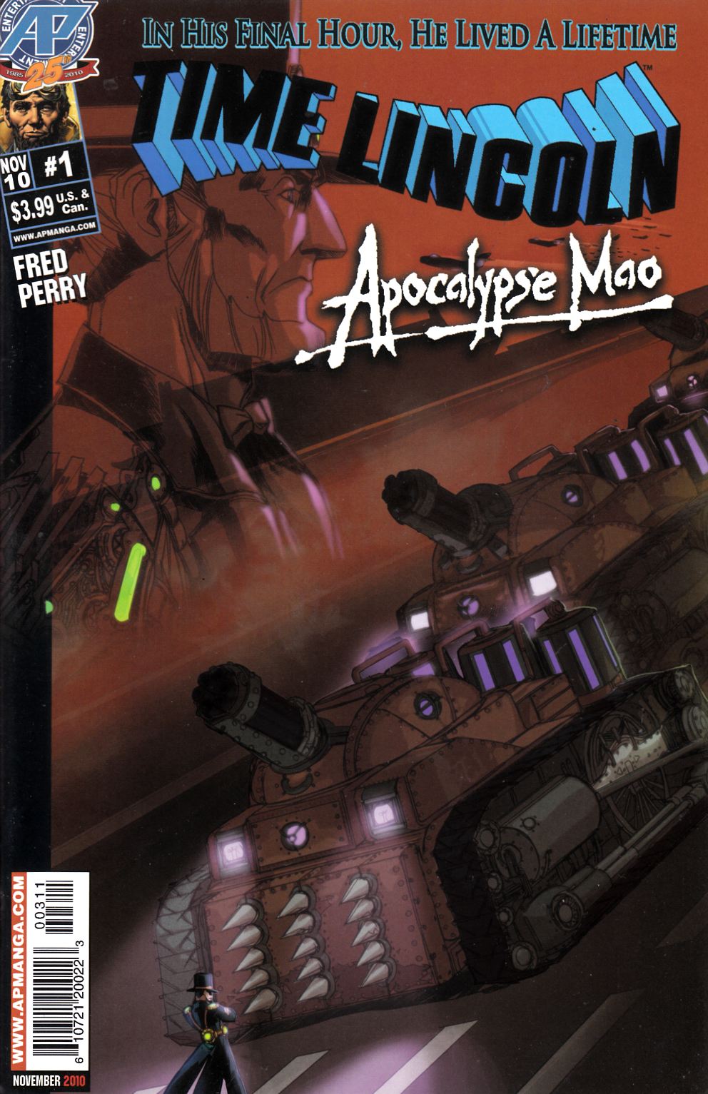 Time Lincoln Apocalypse Mao #1 Near Mint (9.4) [Antarctic Comic] LARGE