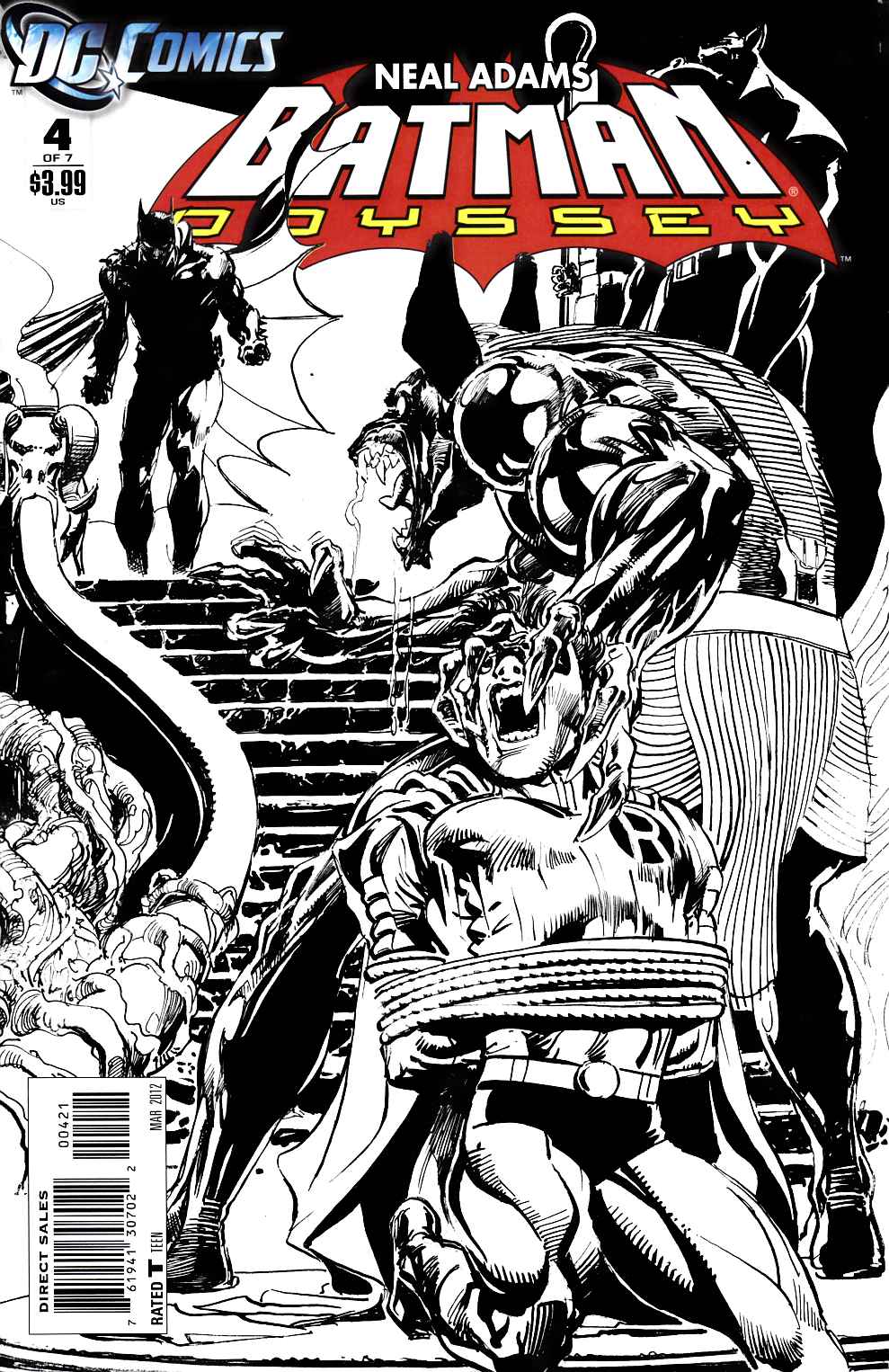 Batman Odyssey Vol 2 #4 Adams Sketch Variant Cover Near Mint Minus (9.2) [DC Comic] THUMBNAIL