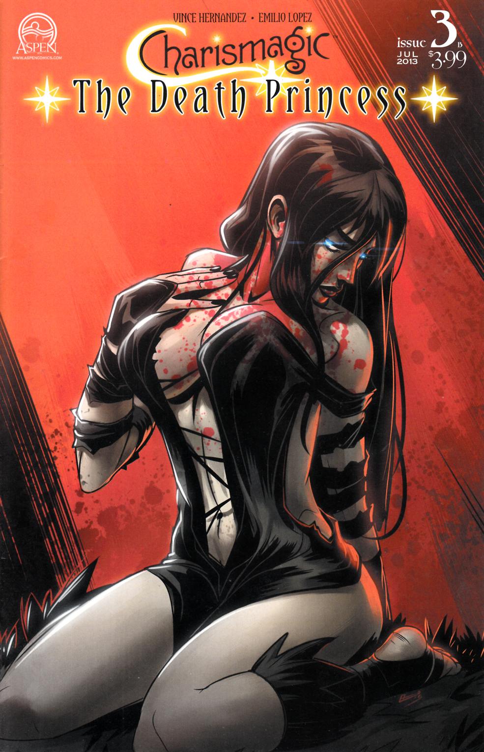 Charismagic Death Princess #3 Cover B Near Mint Minus (9.2) [Aspen Comic] LARGE