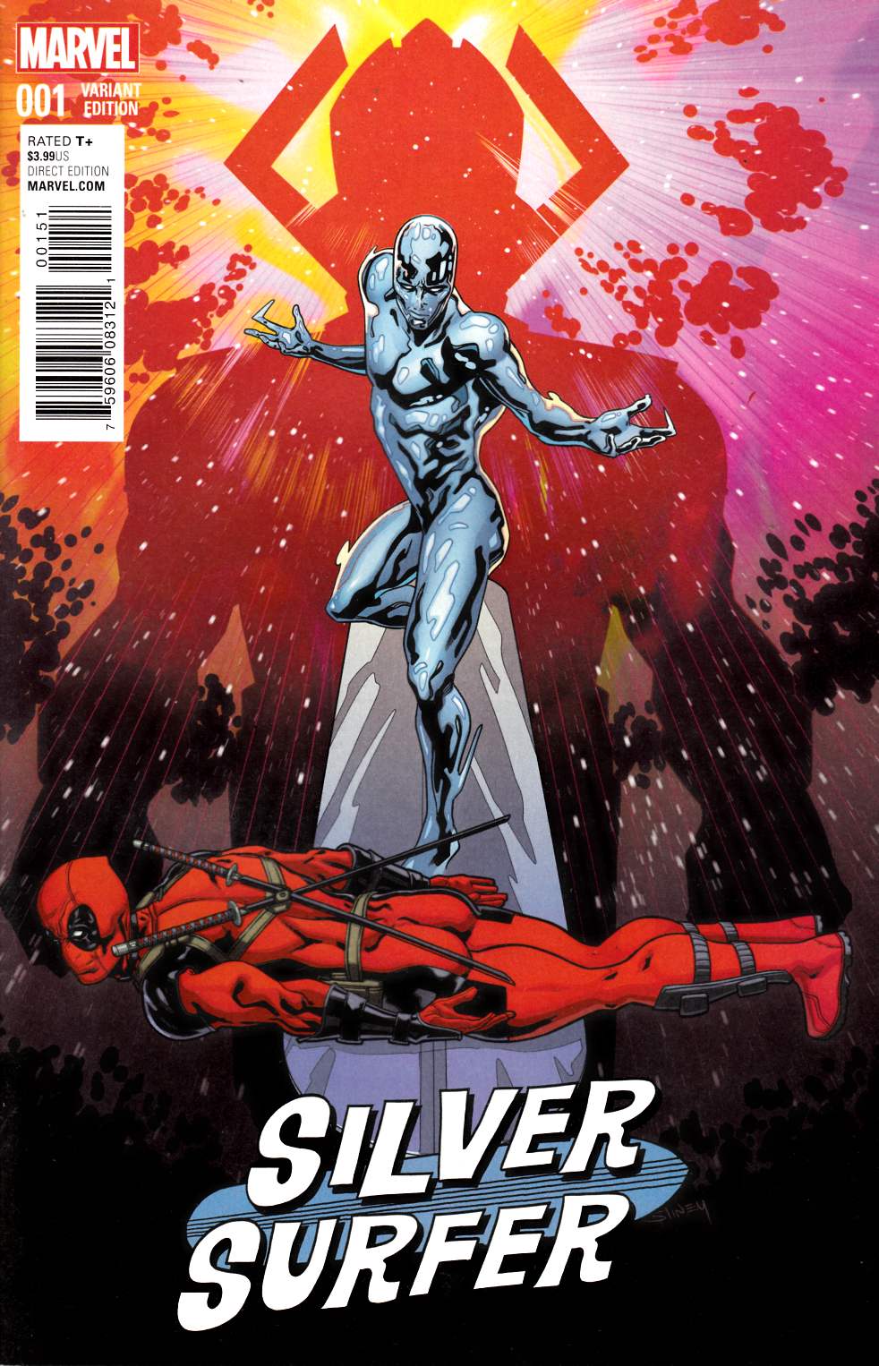 Silver Surfer #1 Deadpool Variant Cover Near Mint (9.4) [Marvel Comic] THUMBNAIL