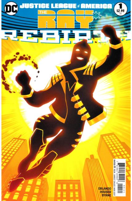 Justice League of America The Ray Rebirth #1 Byrne Variant Cover [DC Comic] LARGE