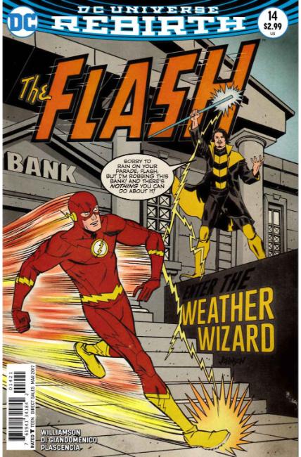 Flash #14 Johnson Variant Cover Near Mint (9.4) [DC Comic] LARGE
