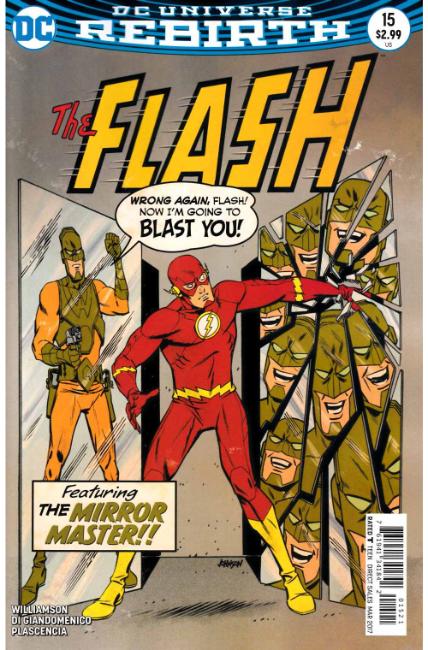 Flash #15 Johnson Variant Cover Near Mint (9.4) [DC Comic] LARGE