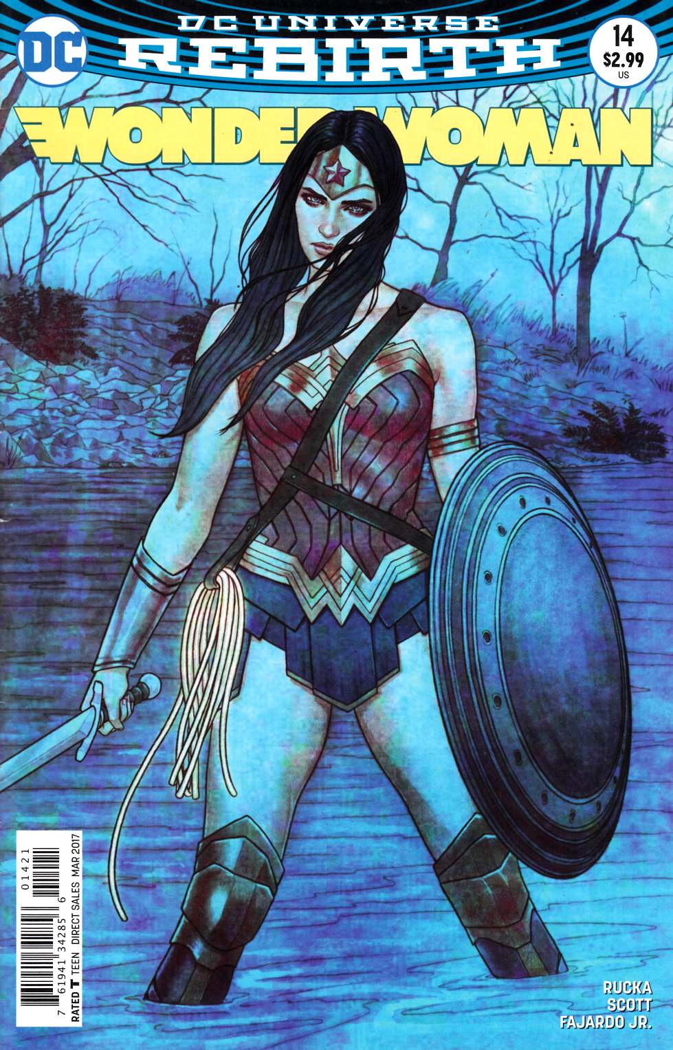 Wonder Woman #14 Frison Variant Cover Fine (6.0) [DC Comic]