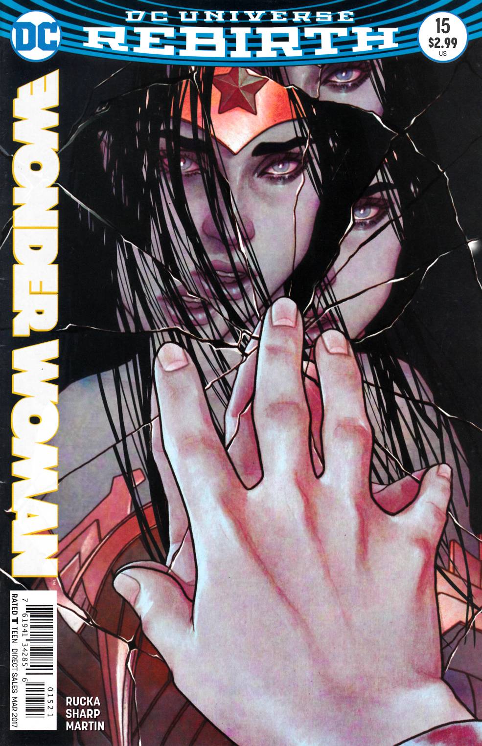 Wonder Woman #15 Frison Variant Cover Very Fine (8.0) [DC Comic]