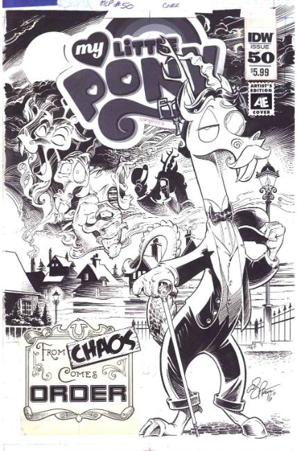 My Little Pony Friendship Is Magic #50 Artist Edition Cover [IDW Comic] THUMBNAIL
