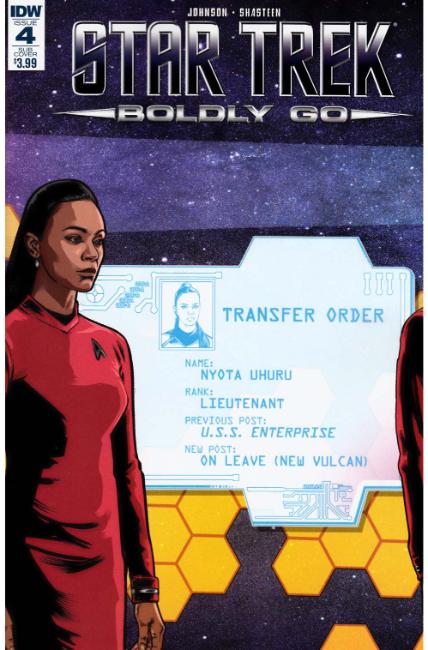 Star Trek Boldly Go #4 Subscription Cover [IDW Comic] THUMBNAIL