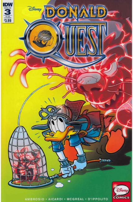 Donald Quest #3 Subscription Cover [IDW Comic] THUMBNAIL