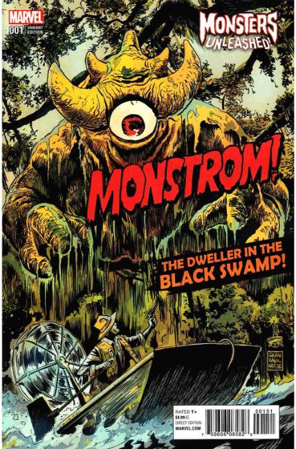 Monsters Unleashed #1 Francavilla Variant Cover [Marvel Comic] THUMBNAIL