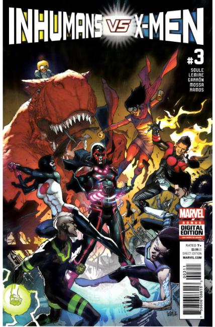 IVX Inhumans Vs X-Men #3 [Marvel Comic] LARGE
