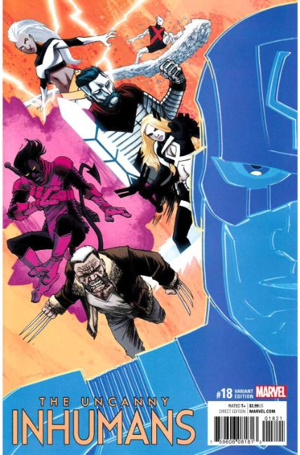 Uncanny Inhumans #18 Shalvey Variant Cover [Marvel Comic] THUMBNAIL