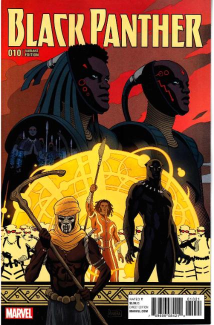 Black Panther #10 Rivera Connecting F Variant Cover Near Mint (9.4) [Marvel Comic] THUMBNAIL