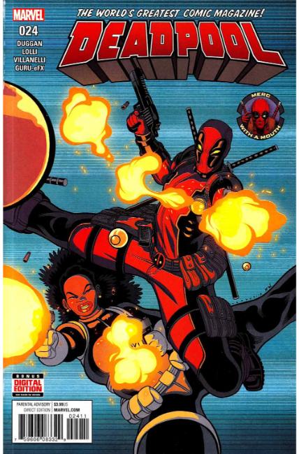 Deadpool #24 Near Mint (9.4) [Marvel Comic] THUMBNAIL