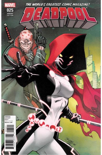 Deadpool #25 Lim Variant Cover [Marvel Comic] LARGE