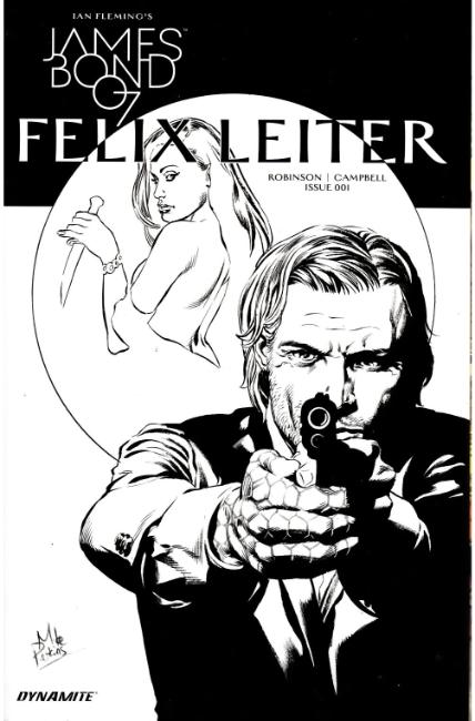 James Bond Felix Leiter 1 Perkins B W Incentive Cover Dynamite Comic Dreamlandcomics Com Online Store