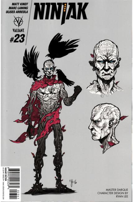 Ninjak #23 Cover D- Character Design Lee Variant [Valiant Comic] THUMBNAIL