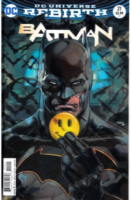 Batman #21 Lenticular Cover Near Mint (9.4) [DC Comic]