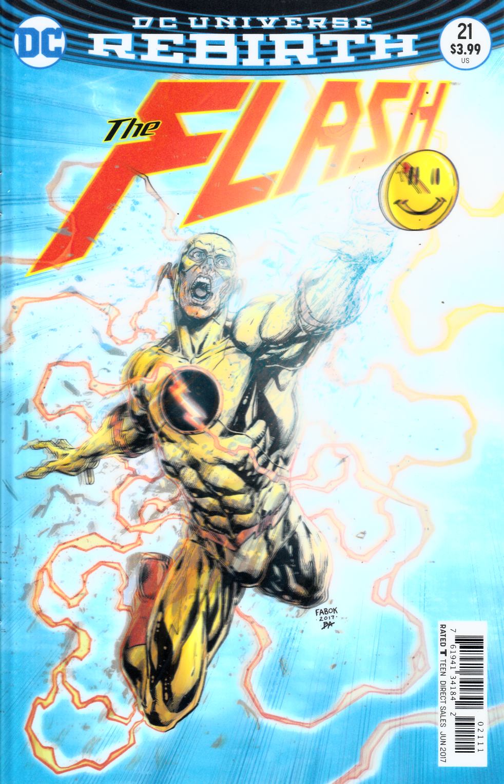 Flash #21 Lenticular Cover Near Mint (9.4) [DC Comic] LARGE