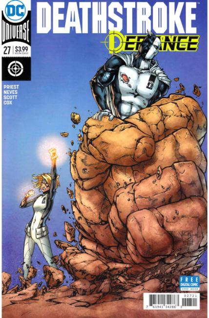Deathstroke #27 Davis Variant Cover Near Mint (9.4) [DC Comic] LARGE