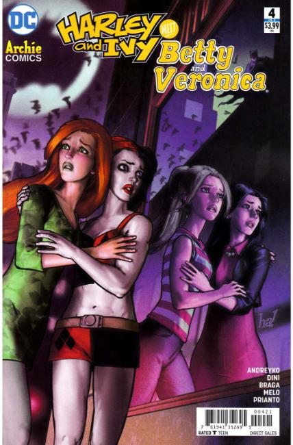 Harley & Ivy Meet Betty & Veronica #4 Ha Variant Cover [DC Comic] THUMBNAIL
