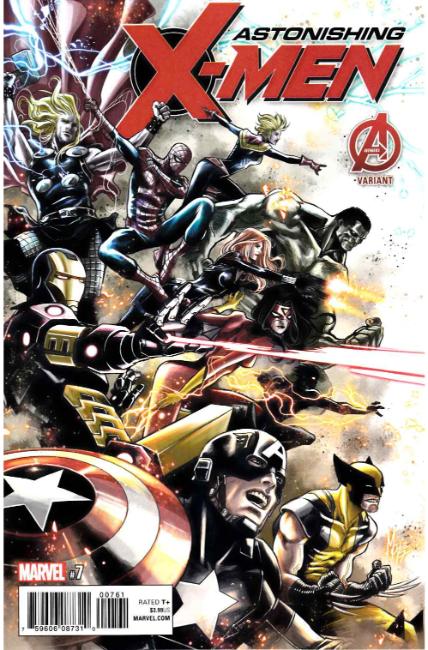 Astonishing X-Men #7 Checchetto Avengers Variant Cover [Marvel Comic] THUMBNAIL