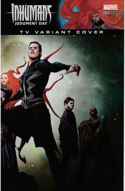 Inhumans Judgment Day #1 Lee Wraparound TV Variant Cover [Marvel Comic] LARGE