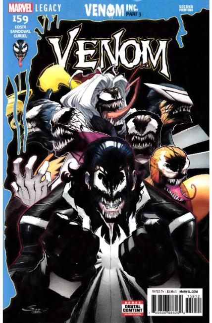Venom #159 Second Printing Near Mint (9.4) [Marvel Comic] THUMBNAIL