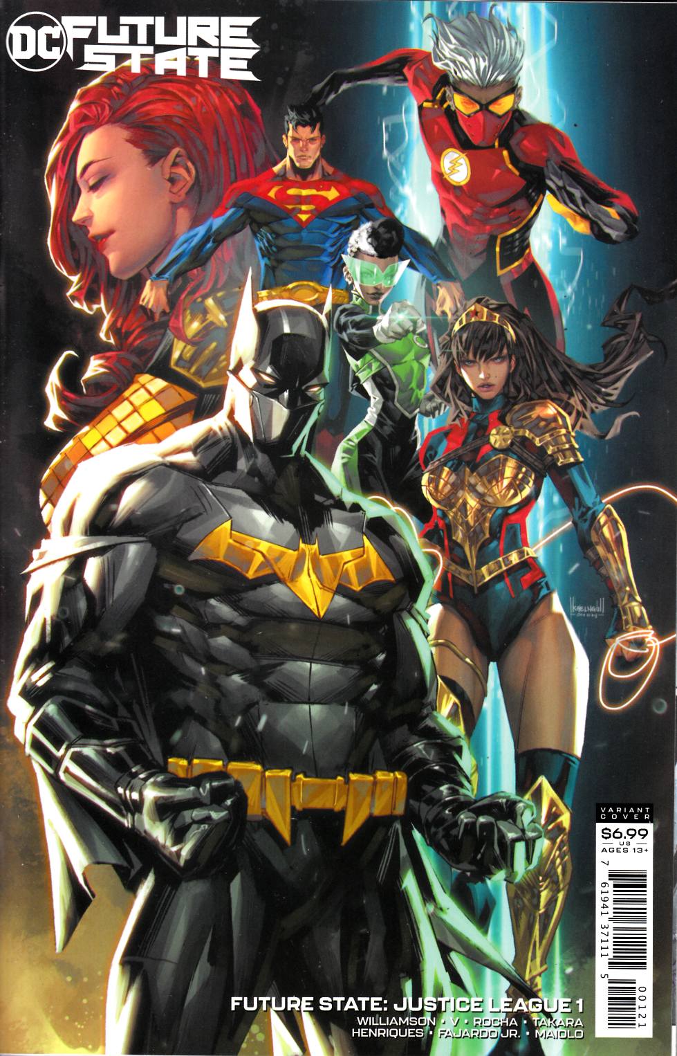 Future State Justice League #1 Ngu Variant Cover Near Mint Minus (9.2) [DC Comic] LARGE
