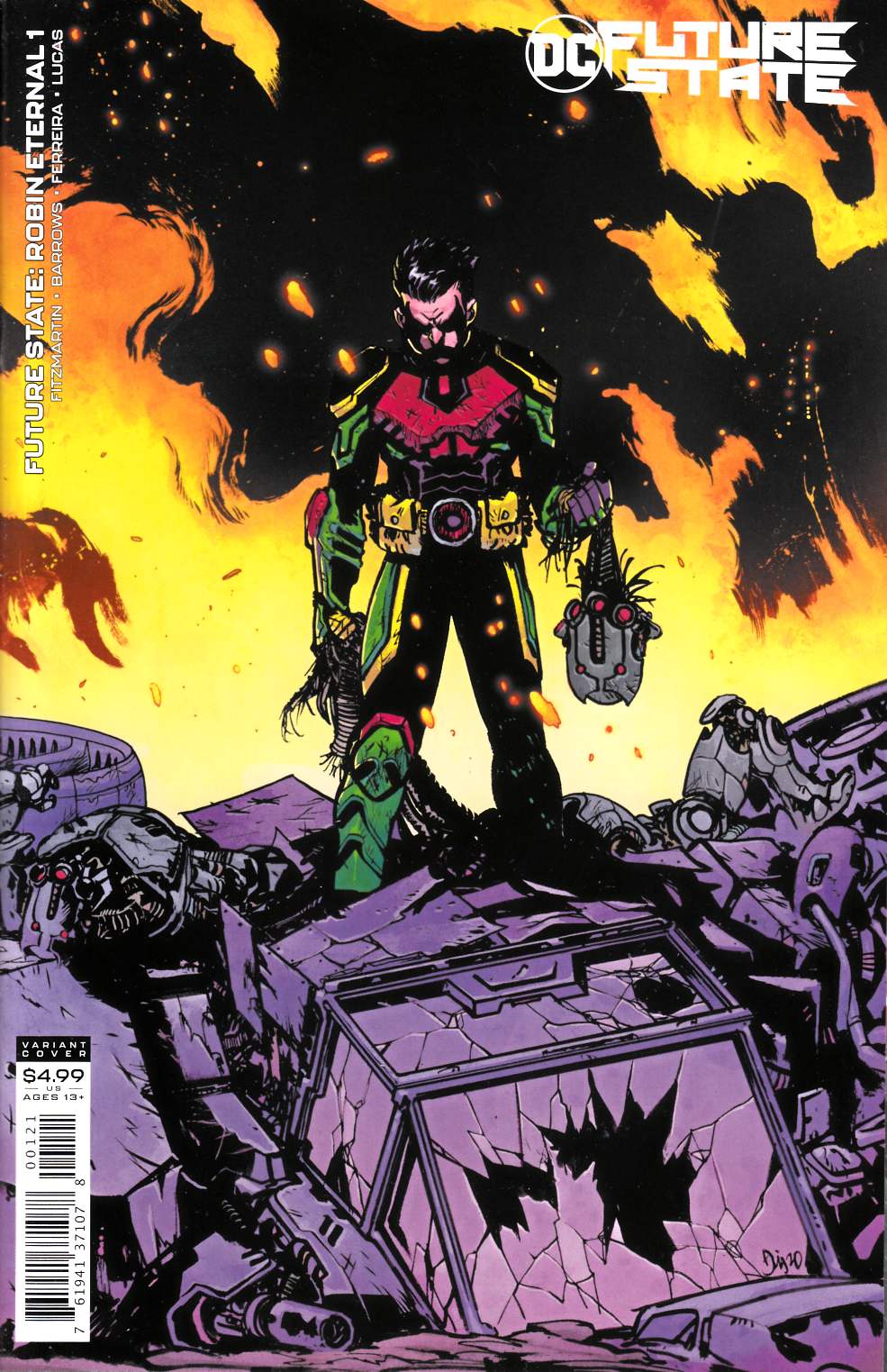 Future State Robin Eternal #1 Johnson Variant Cover Near Mint (9.4) [DC Comic] THUMBNAIL
