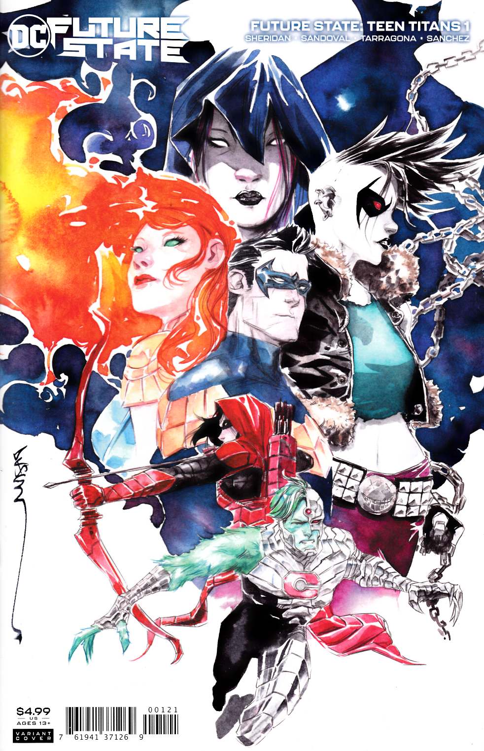 Future State Teen Titans #1 Nguyen Variant Cover Near Mint (9.4) [DC Comic] THUMBNAIL